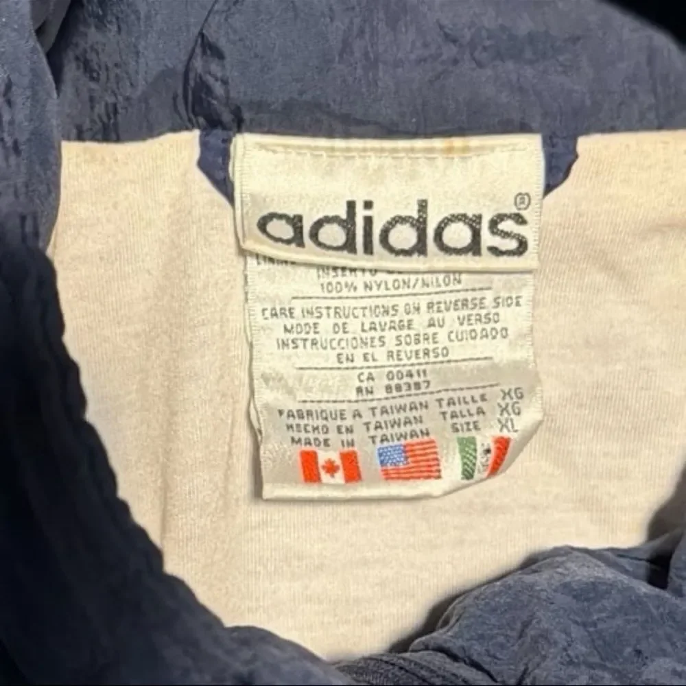 1990s Adidas Vintage Windbreaker Jacket